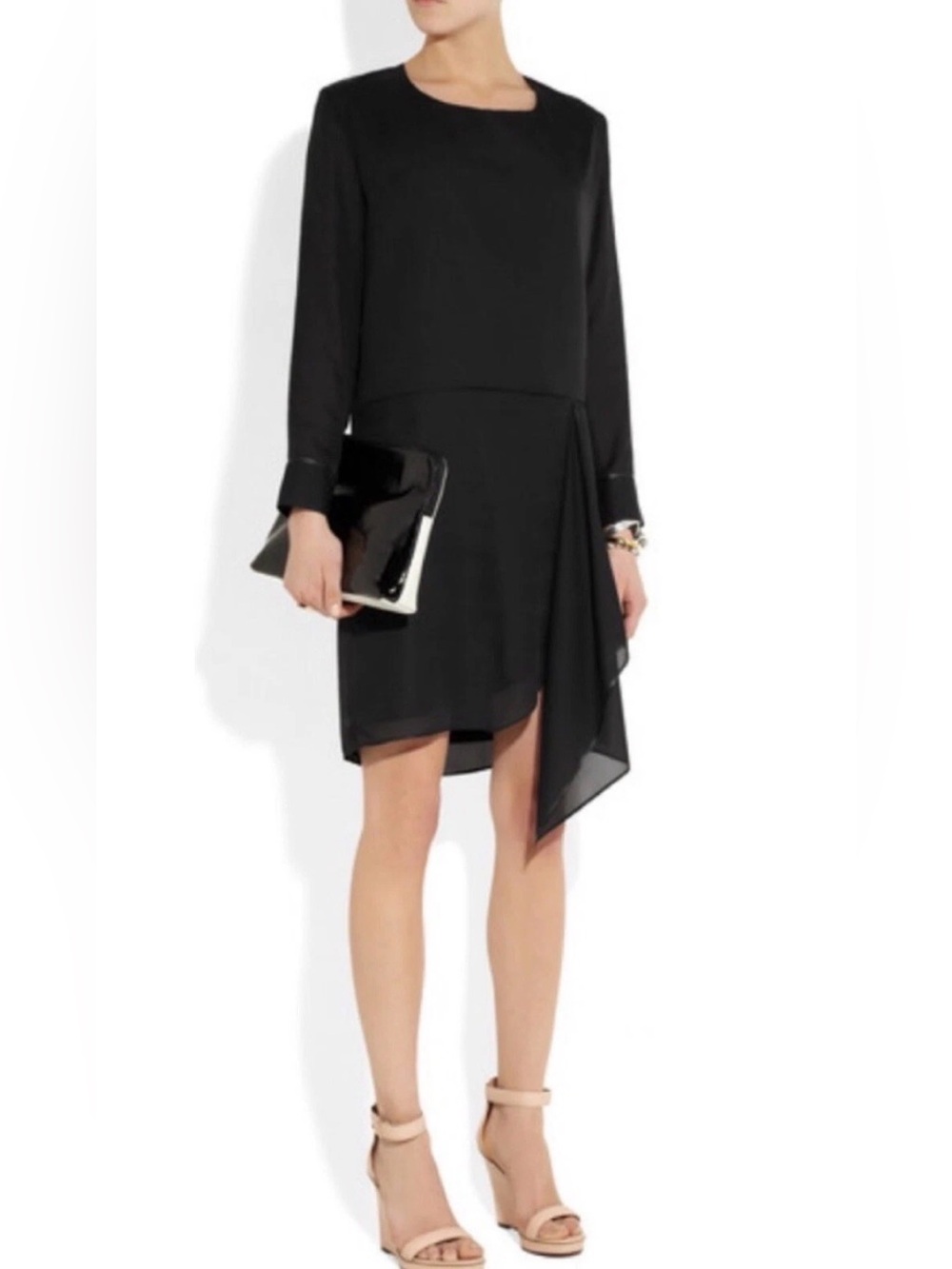 Acne Adelle Tape dress, black 34